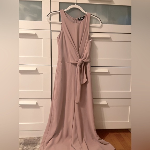 Lulu’s On Track Mauve Midi Jumpsuit - Picture 3 of 7